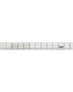 OLFA Righello Patchwork 1 x 12 pollici - Antiscivolo e satinato