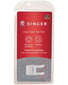 Piedino punte aperte trasparente Singer