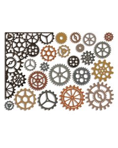 Fustella Sizzix Thinlits "Ingranaggi" - 661184