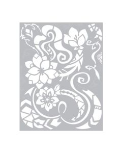 Fustella Sizzix Thinlits Plus "Turbinio floreale" - 661341