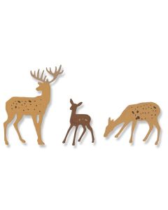 Fustella Sizzix Thinlits "Cervo di bosco" - 662572