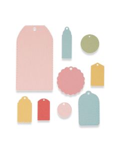 Fustella Sizzix Framelits "Etichette #3" - 662838