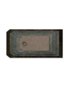 Fustella Sizzix Thinlits "Etichette impilate" - 663118