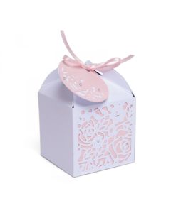 Fustella Sizzix Thinlits "Scatola decorata per bomboniere" - 663465