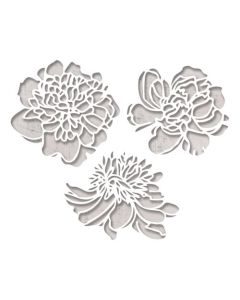 Fustella Sizzix Thinlits "Ritaglio di boccioli" - 664161