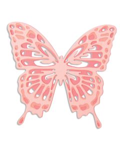 Fustella Sizzix Thinlits "Farfalle, ali intricate" - 664394