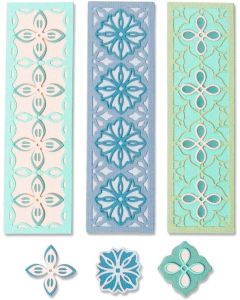 Fustella Sizzix Thinlits "Decorazioni geometriche sovrapponibili" - 664401