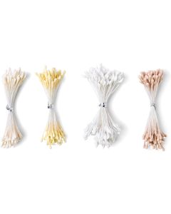 Set 400 pistilli per fiori "Bianco / Crema" Sizzix - 664614