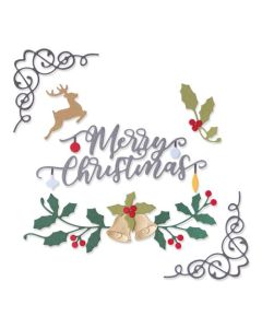Fustella Sizzix Thinlits "Elementi festivi" - 664706