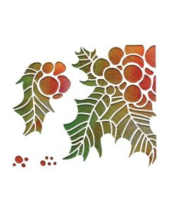Fustella Sizzix Thinlits "Gambi di agrifoglio" - 664738