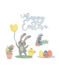 Fustella Sizzix Thinlits "Icone di Pasqua" - 665076