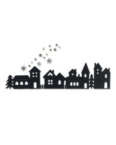 Fustella Sizzix Thinlits "Paesaggio natalizio" - 665126