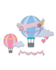 Fustella Sizzix Thinlits "Mongolfiera" - 665183