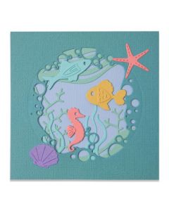 Fustella Sizzix Thinlits "Scena oceanica" - 665190