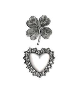 Fustella Sizzix Impresslits 3D (Thinlits + Embossing) "Amore fortunato" - 665227