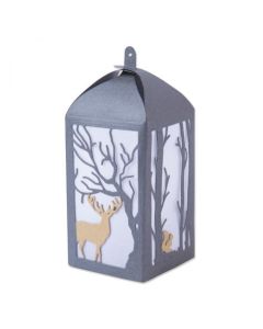 Fustella Sizzix Thinlits "Lanterna del bosco" - 665490