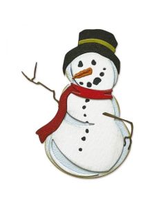 Fustella Sizzix Thinlits "Pupazzo di neve" - 665581