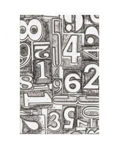 Fustella Sizzix Embossing Texture Fades 3D "Numerazione" - 665753