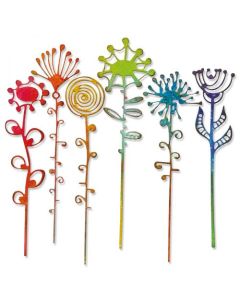 Fustella Sizzix Thinlits "Steli artistici" - 665846