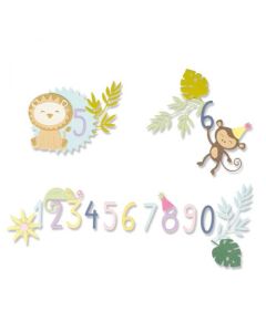 Fustella Sizzix Thinlits "Divertimento nella giungla" - 665889