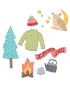Fustella Sizzix Thinlits "Bosco accogliente" - 665943