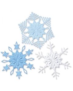 Fustella Sizzix Switchlits "Fiocchi di neve invernali" - 665968