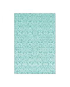 Fustella Sizzix Embossing Folder 3D Multi-Livello "Geo cristalli" - 665970