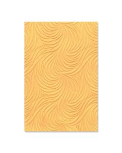 Fustella Sizzix Embossing Textured Impression 3D "Onde che scorrono" - 666051