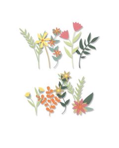 Fustella Sizzix Thinlits "Bouquet stravagante" - 666109