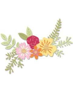Fustella Sizzix Thinlits "Composizione floreale" - 666118