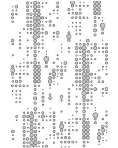 Fustella Sizzix Embossing Folder 3D Multi-Livello "Pallini" - 666292