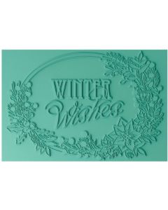 Fustella Sizzix Embossing Textured Impression 3D "Desideri invernali" - 666734