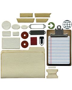 Fustella Sizzix Thinlits "Degno di nota, vault" - 666876
