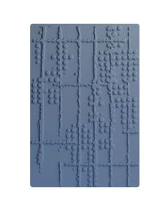 Fustella Sizzix Embossing Textured Impression 3D "Matrix punto" - 666904