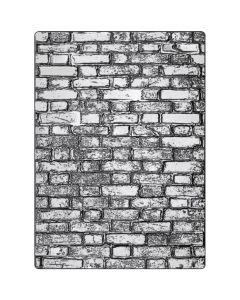 Fustella Sizzix Embossing A5 Texture Fades 3D "Mattoni" - 666958