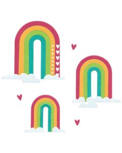 Fustella Sizzix Thinlits "Archi arcobaleno" - 666999