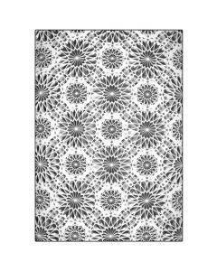 Fustella Sizzix Embossing A5 Texture Fades 3D "Caleidoscopio grande" - 667001