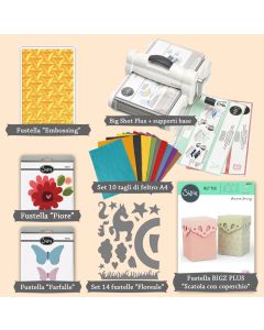 Sizzix Big Shot Plus formato A4 con Starter kit maxi di Cardano Cecilia