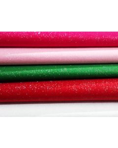 Feltro morbido glitterato da 1 mm (al metro)