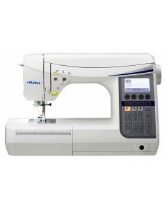 Macchina per cucire elettronica Juki HZL DX 5 con Piano prolunga + Piedino Speedy "4x4" e piedino tagliacuci