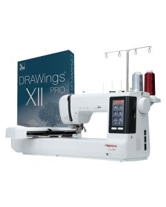 Macchina ricamatrice Necchi Creator C1200 WIFI - CON SOFTWARE DRAWINGS XII PRO