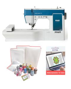 Macchina per cucire e ricamare Pfaff Creative Expect 350 + KIT RICAMO e SOFTWARE CREATIVE EXTRA