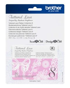 Collezione disegni Tattered Lace 8 Brother Scanncut "I migliori disegni"
