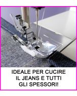 Piedino Speedy "4x4" per cucire gli spessori + Set aghi jeans