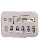 Set 11 piedini e accessori Pfaff con IDT (Doppio trasporto)