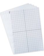 Set 5 fogli adesivi formato A4 con griglia Sizzix Studio - 666787