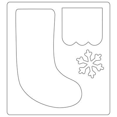Fustella Sizzix Bigz Calza natalizia 661297