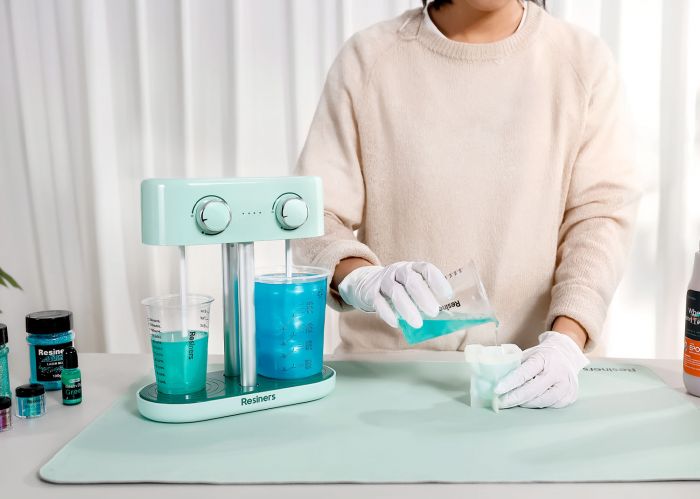 Mixer Elettrico Per Resina Resiners - Doppia Testa, Ricaricabile | Per Resina E Silicone