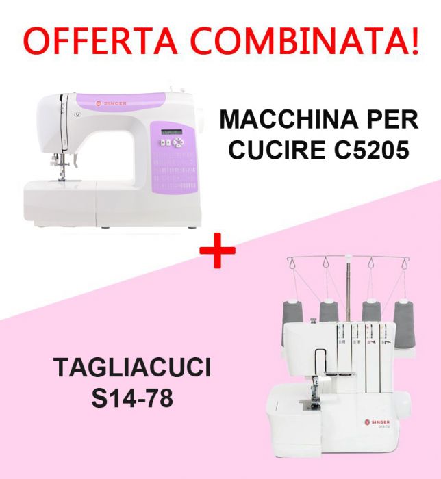 Singer M3505 Macchina per cucire meccanica con Piedino tagliacuci +