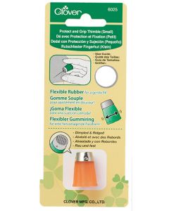 Ditale in gomma con protezione in metallo (Piccolo) Clover